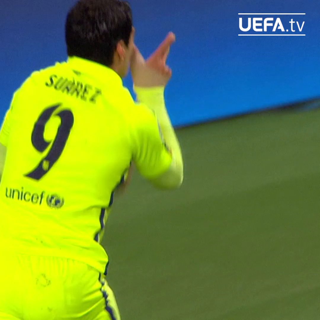 📅 #TalDíaComoHoy en 2⃣0⃣1⃣5⃣... ️⚽️️⚽️ de Luis Suárez contra el City #UCL