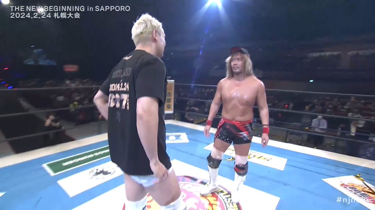 .内藤哲也 Tetsuya Naito × Kazuchika Okada Sign up Now & Stay tuned to #njnbg #NJPW #njpwworld