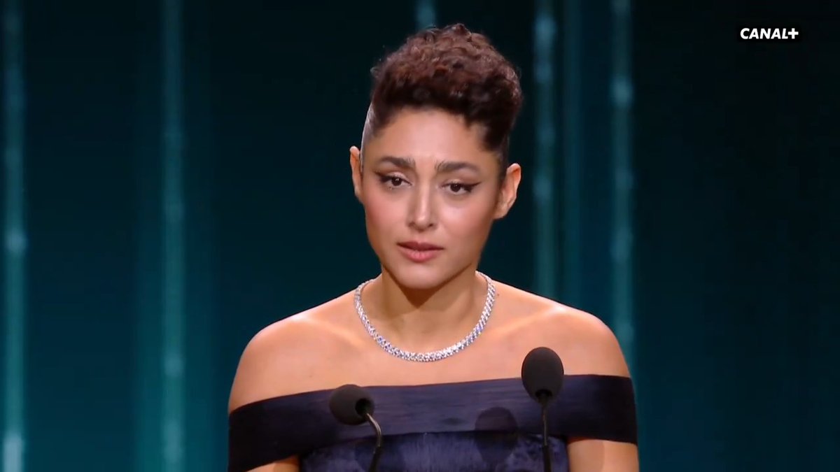 Rêvons de la liberté pour tous" Le discours engagé de Golshifteh Farahani aux #César2024