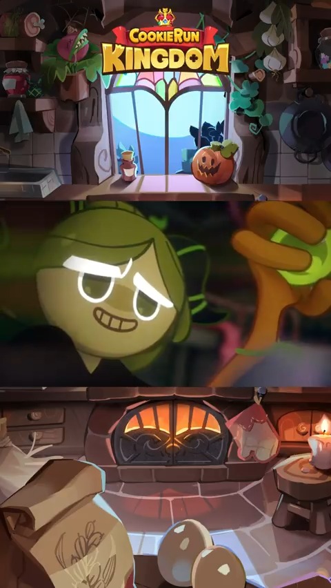 "He heh... Wouldn't you like to know...!" In the darkness of the Laboratorium, the sound of creepy snickering mixes in with the 🍵 bitter scent of tea... Who could this Cookie be? 👀 #CookieRun #CookieRunKingdom #CRK