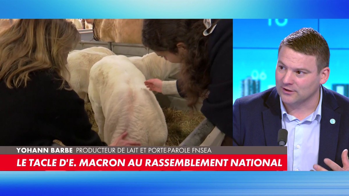 Yohann Barbe, sur les agriculteurs qui travaillent très souvent en famille : «Le poids de la transmission du patrimoine familial pèse sur l’agriculture française», dans #PunchlineWE