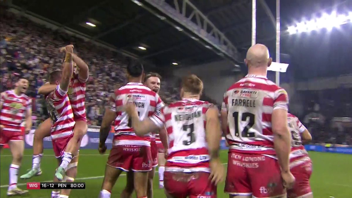 ✨ Wigan Warriors have won the 2024 World Club Challenge!! ✨ Penrith Panthers were denied crucial points on the final play of the game after the video referee found insignificant evidence to overturn the on-field decision of no try 🎦