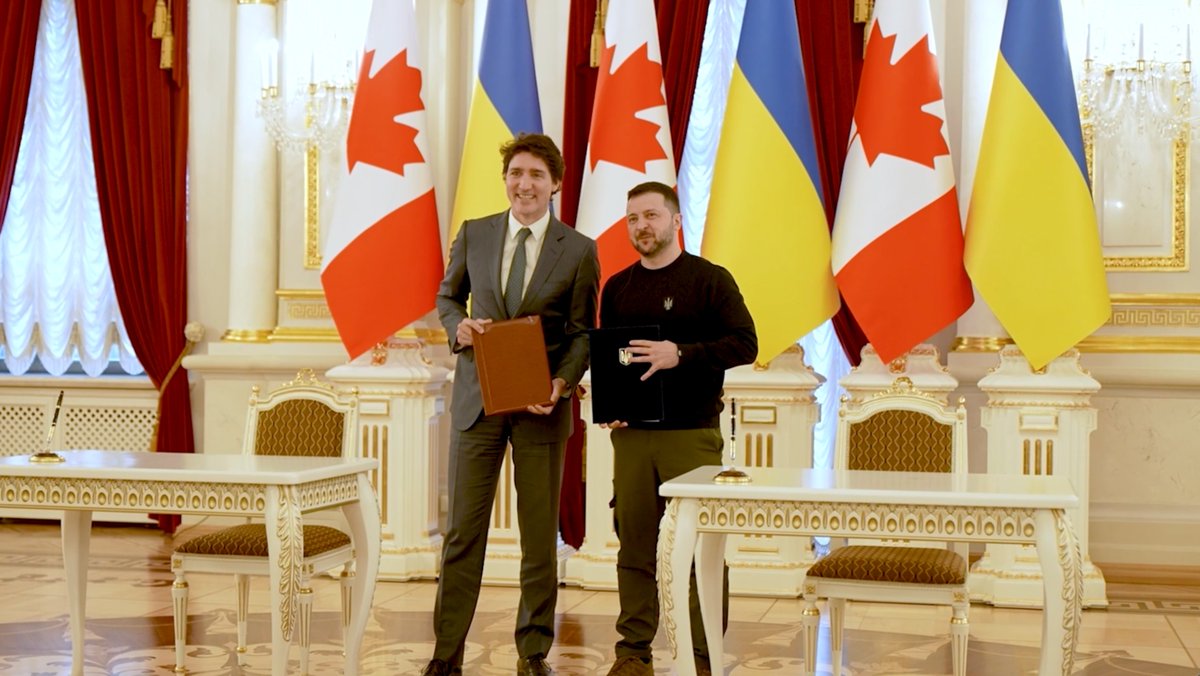 At this critical time, Canada’s support for Ukraine – and for the Ukrainian people – remains unwavering. That was the message I shared with President Volodymyr Zelenskyy / Володимир Зеленський earlier, when he and I sat down in Kyiv. Take a look: