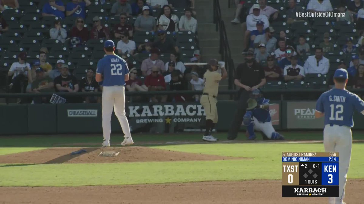 AUGIE 💣!!! A 414' foot blast to centerfield! #EatEmUp #SlamMarcos x August