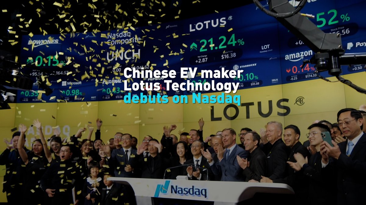 Luxury electric vehicle maker Lotus Technology marked a milestone on Friday, Feb. 23, listing on the tech-heavy Nasdaq exchange in New York. Trading through a special-purpose acquisition company called L Catterton Asia Acquisition Corp, Lotus Tech made its debut in U.S. markets.