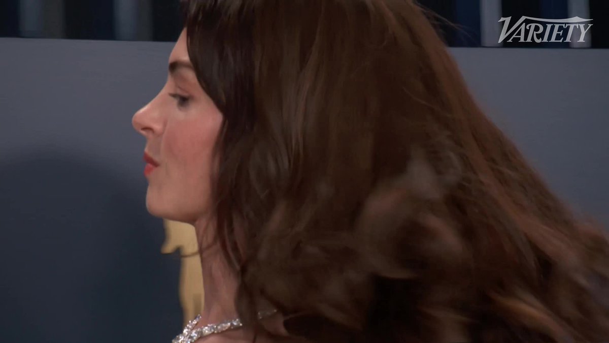 Anne Hathaway arrives at the #SAGAwards