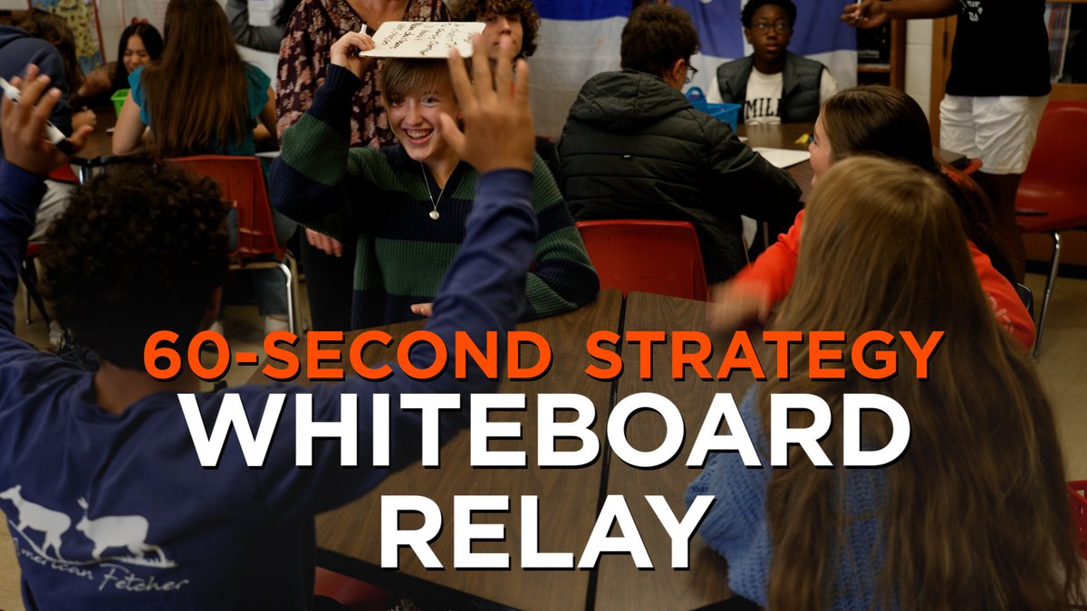 Tiny whiteboards + collaborative team activity + fast-paced competition = a super engaging informal assessment! 🙌