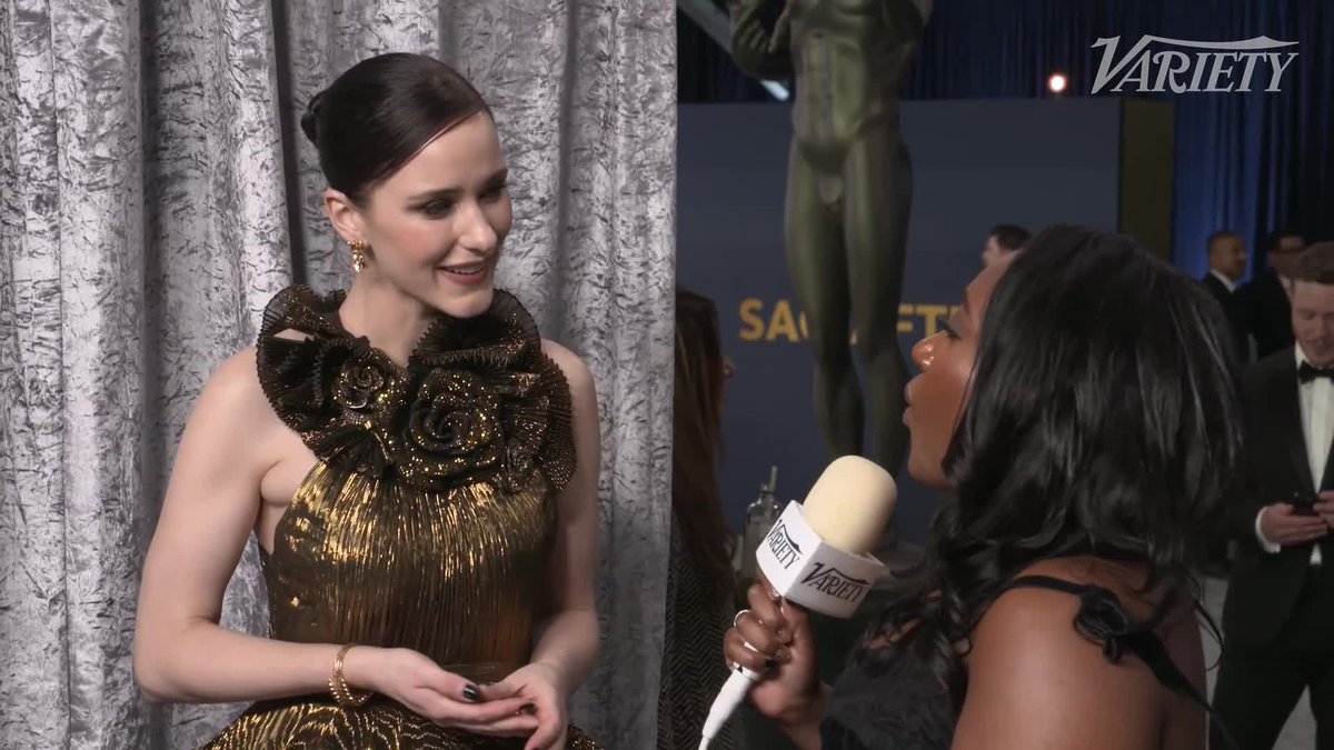 Rachel Brosnahan on why she accepted the role of Lois Lane: "She's smart and ambitious and can be funny, and she knows that she's the smartest person in the room more often than not." | Variety On the Carpet presented by DIRECTV