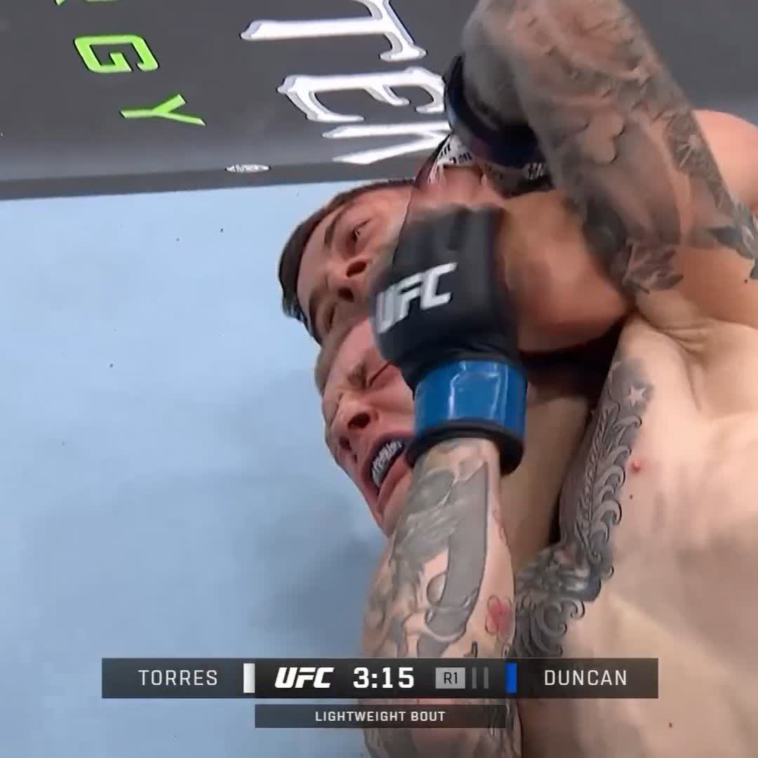 EL LOCO GETS IT DONE 🤯 Manuel Torres gets the 14th first round finish of his career #UFCMexico
