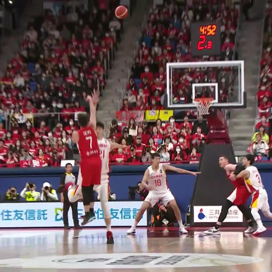 That was tough, Kai Toews 😮‍💨 #AsiaCup | バスケットボール日本代表