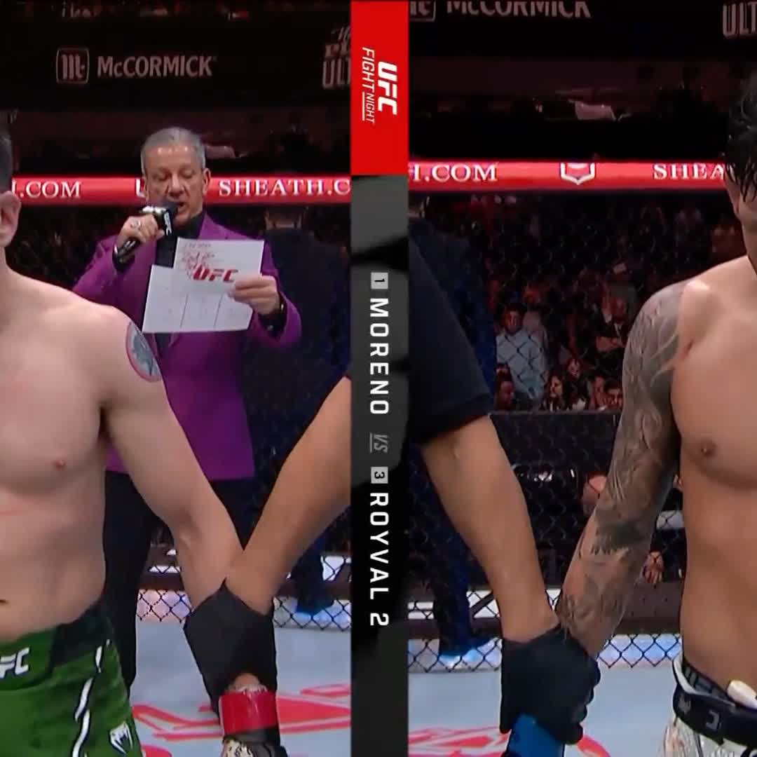 VICTORIA PARA Brandon ❗️Se lleva la pelea estelar por decisión dividida como visitante en #UFCMexico