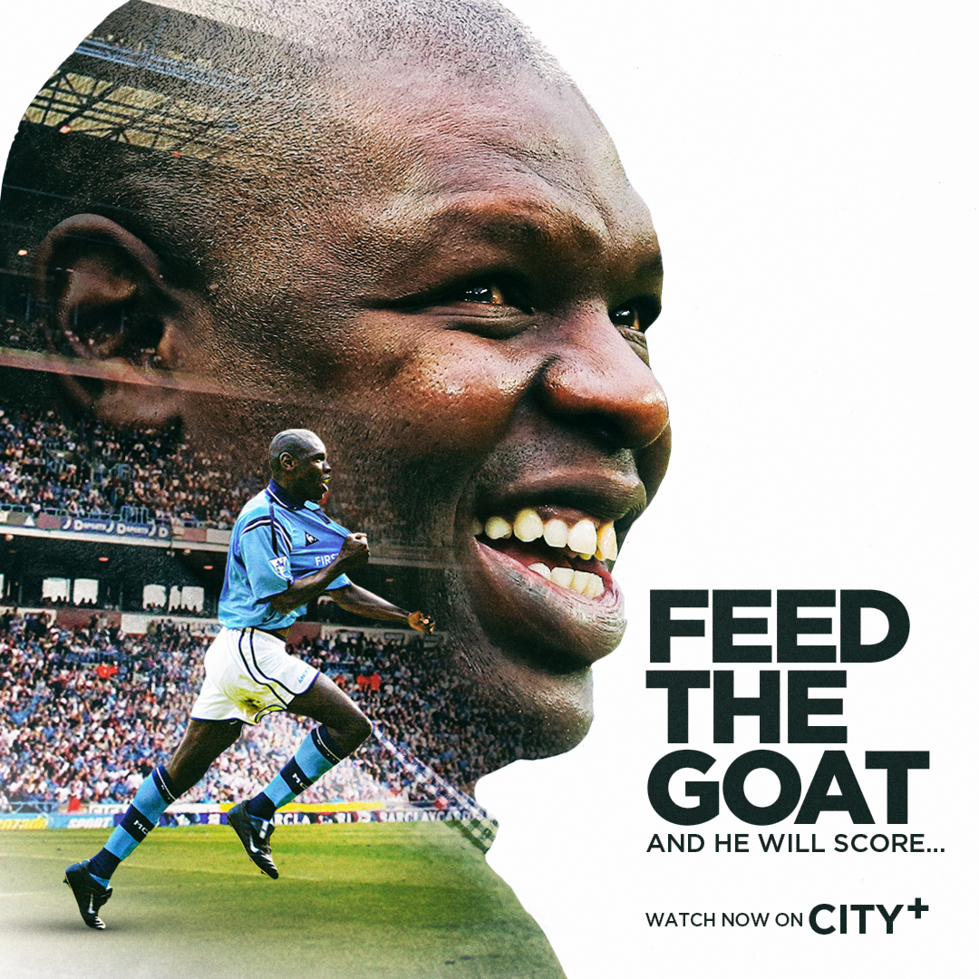 Celebrate Shaun Goater MBE's birthday with our Feed the Goat doc! 🐐📺 Watch now on CITY+ 👇