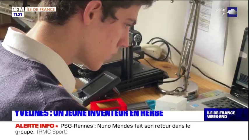 Yvelines: à 17 ans, il invente une balance hors du commun