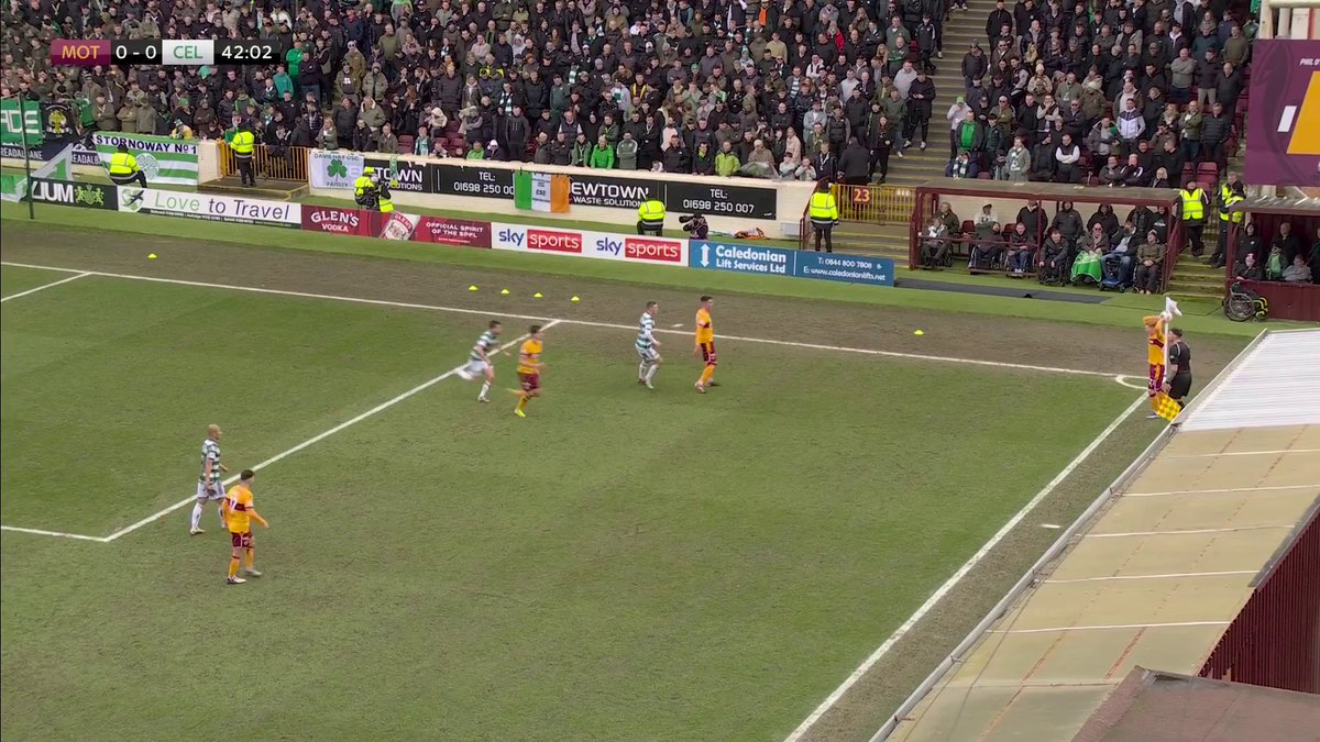 🔥 The turn from Lennon Miller 🎯 The finish from Blair Spittal Motherwell are 1-0 up at the break against Celtic after this superb goal! Watch it on Sky Sports Football 📺
