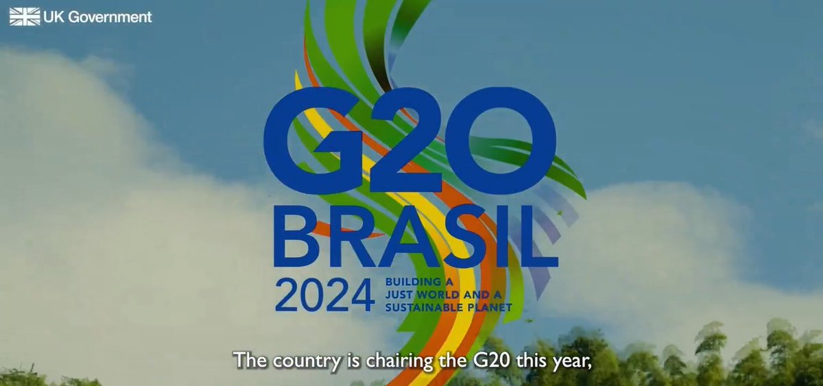 Brazil is a vital partner for the UK 🇬🇧🇧🇷 #G20Brasil