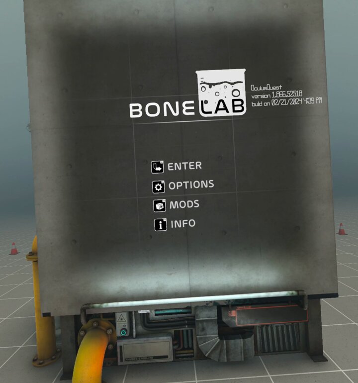 This is Bonelab's in game modding UX as of Patch 4. And yes, we'll be shipping Test Chamber 02 as a mod.
