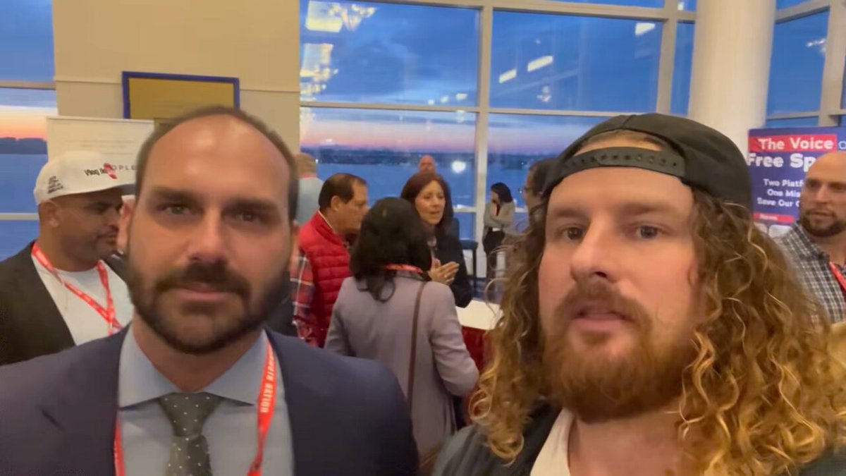 Thank you God for Eduardo Bolsonaro and his father Jair Bolsonaro, make them stronger in the Spirit this year, thank you for their lives on your earth. #CPAC #CPAC2024 Eduardo Bolsonaro🇧🇷 Jair M. Bolsonaro Watch: /I was led to bless Eduardo Bolsonaro last week in the Lord’s name, Jesus Christ of Nazareth, in the Gaylord National Resort & Convention Center in Maryland/