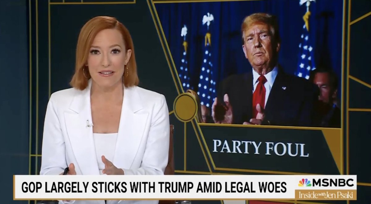 JUST IN: Former Biden Press Secretary Jen Psaki (Jen Psaki) sensationally warns Americans not to re-elect Trump because he is so dangerous that he is "actually running to end the presidency." WATCH