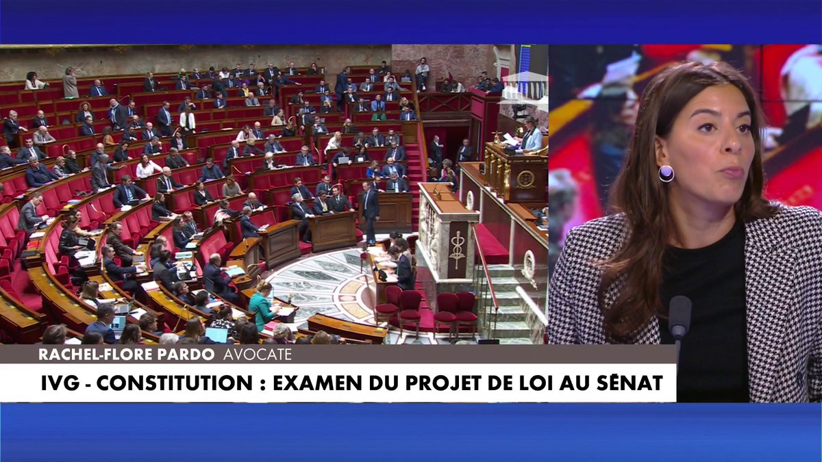 Rachel-Flore Pardo, à propos de l’entrée du projet de loi sur l’IVG dans la Constitution, examinée au Sénat : «Partout où l’extrême droite est au pouvoir, ce droit est remis en cause directement, ou connait des entraves», dans #SoirInfoWE