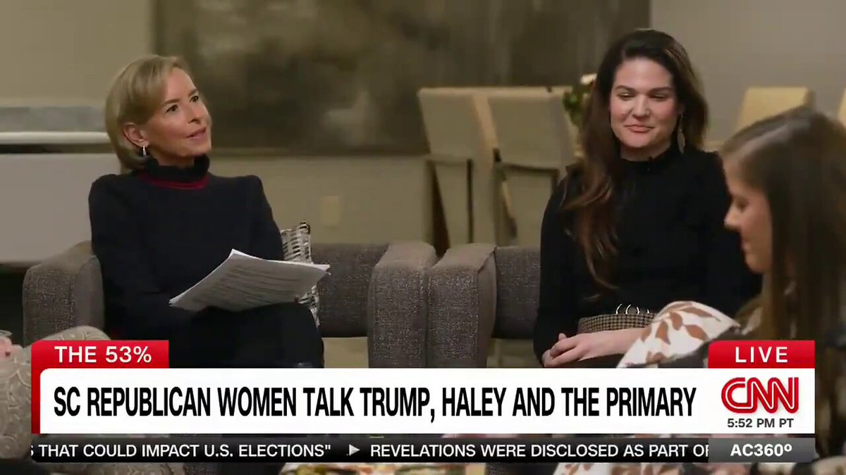 “Locked in my vote! I was like, ‘There we go! I’m voting for him!’” Trump getting indicted for crimes made these Republican women in SC support him even more. It's a cult.