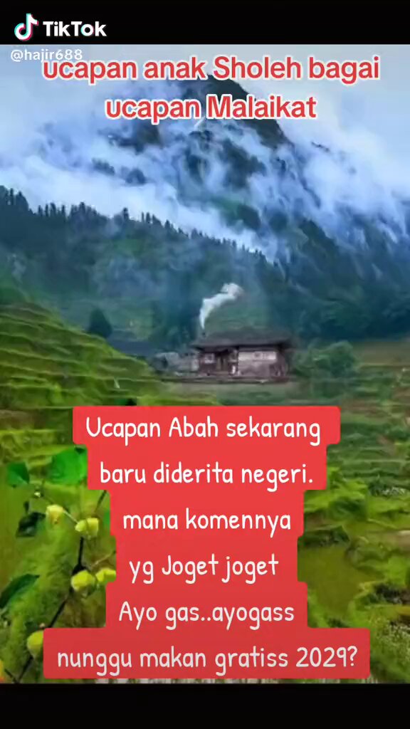 Ucapan Abah dulu kini terbukti... Beras mahal, petani ngak sejahtera, uang hilang di jalan...