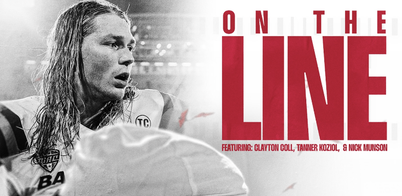 "On The Line" starring Clayton Coll, Tanner Koziol &amp; Nick Munson is out NOW 👀 Produced by Ball State Sports Link 🎥🏈 #1AAT x #WeFly