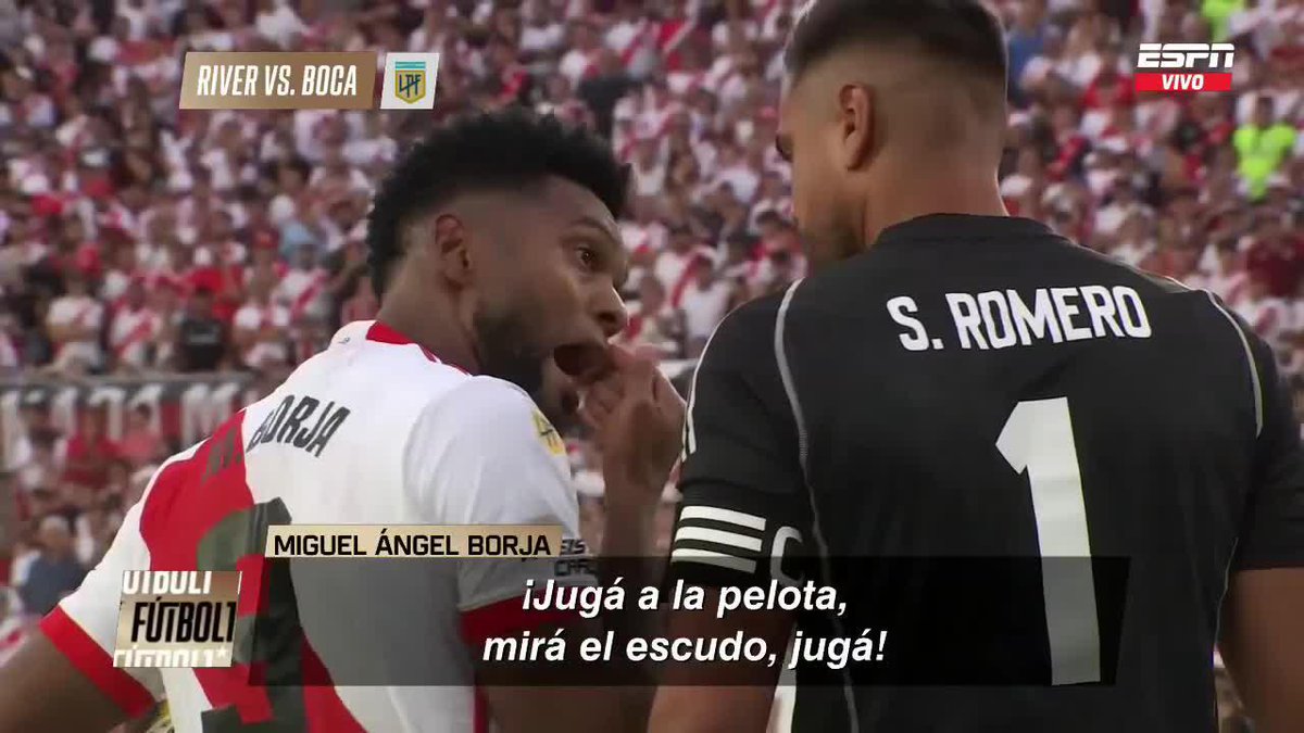 “Jugá a la pelota. Mirá el escudo, jugá”. El mensaje de Borja para Chiquito Romero. 🇦🇷🔥