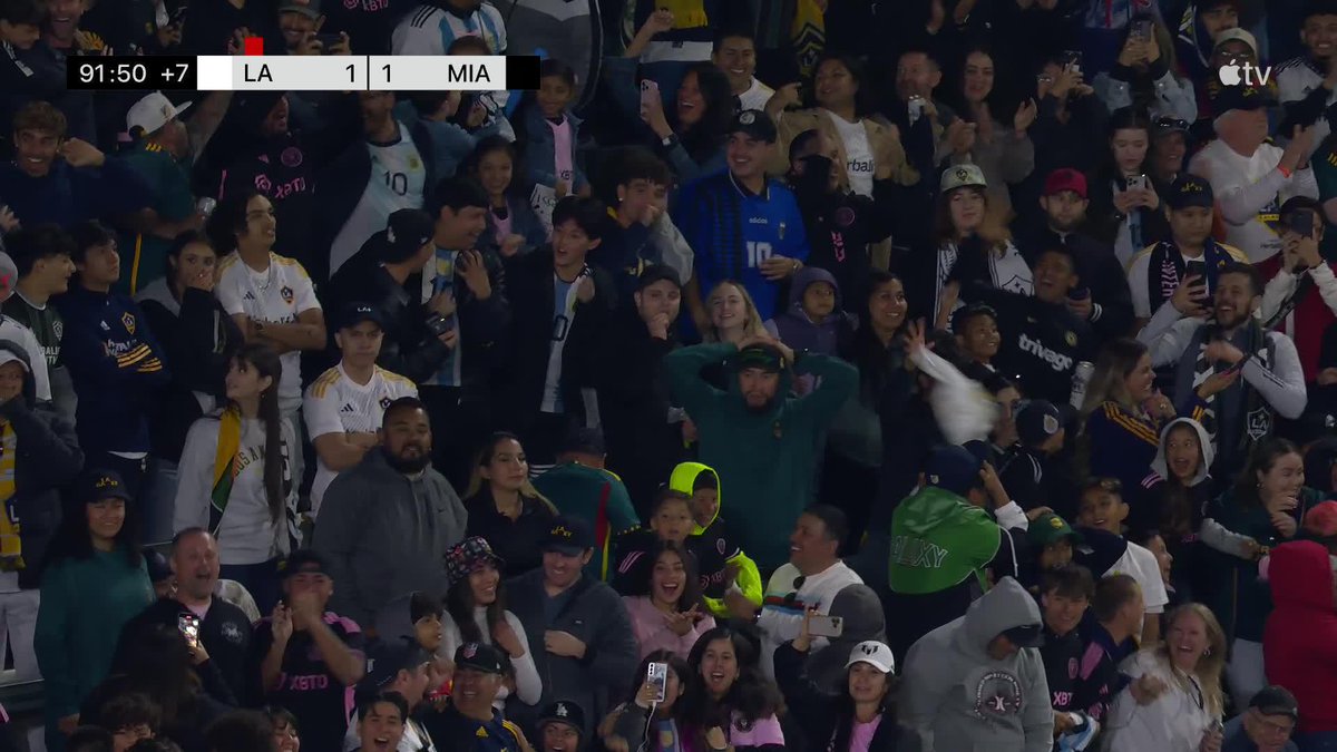 MESSI HITS THE EQUALIZER 🔥 CLUTCH. (via Major League Soccer)
