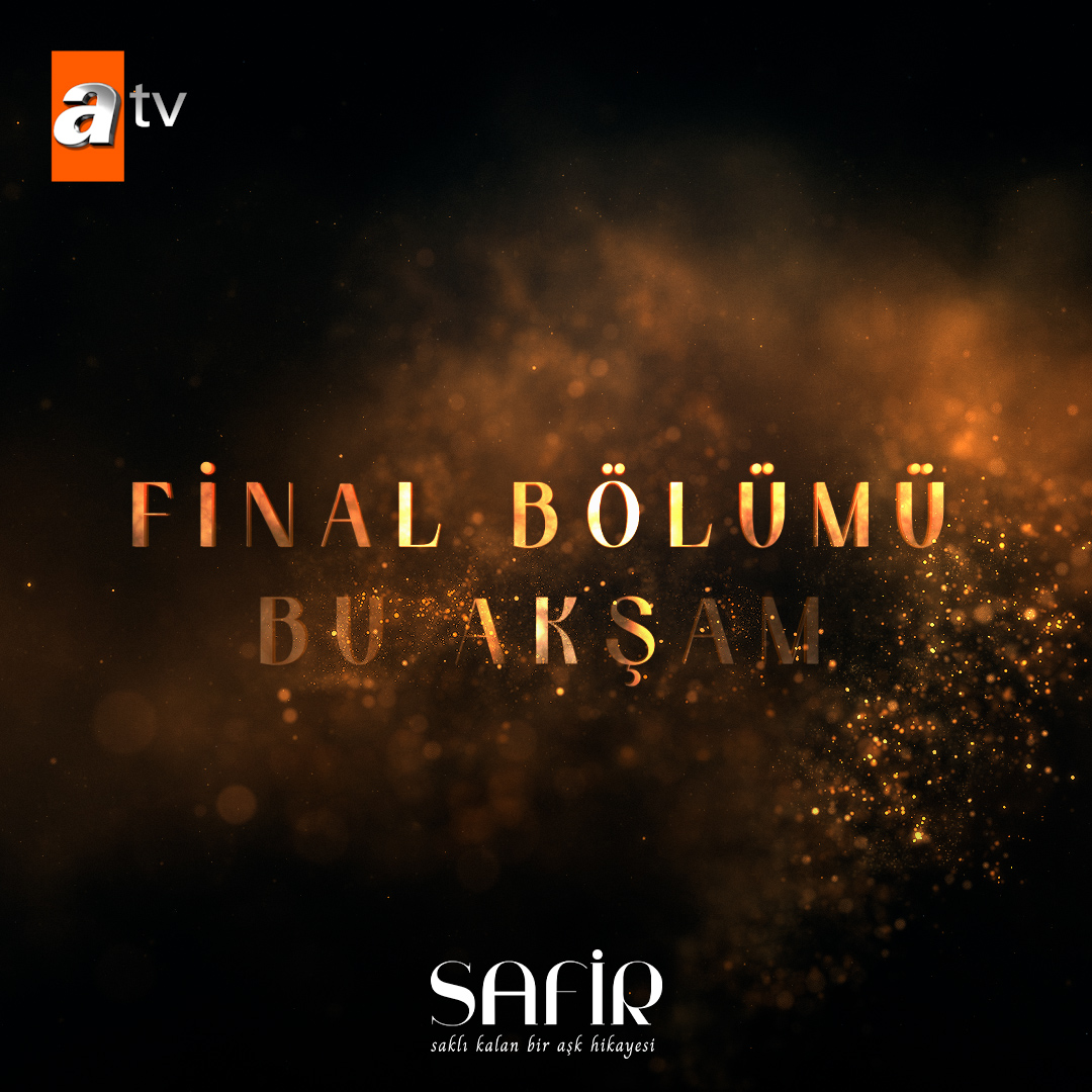 “Ömrümün kalan tüm günleri senin…” #Safir ‘Saklı Kalan Bir Aşk Hikayesi’ final bölümüyle bu akşam 20.00’de #atv’de. 💠 atv