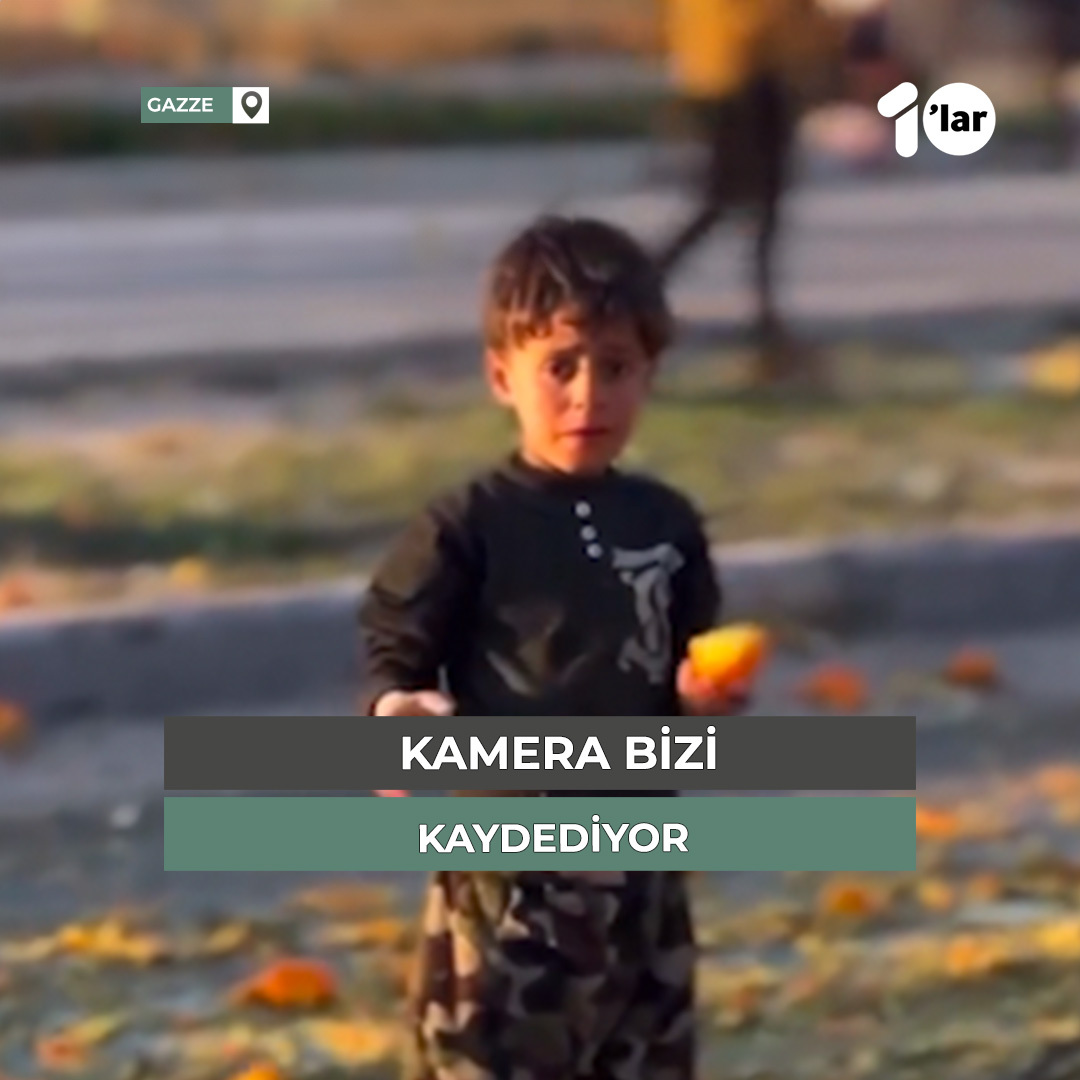 Kamera, onu o, kamerayı görünce mahcup oldu ve portakalı bıraktı. Mahcubiyetimizi kaydedecek kamera da ifade edecek kelime de bulamadık...