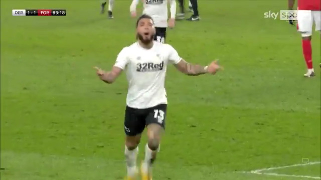On this day in 2021… 🗓️ Colin Kazim-Richards scored this screamer for Derby against Forest! ☄️ Colin Kazim-Richards #DCFC