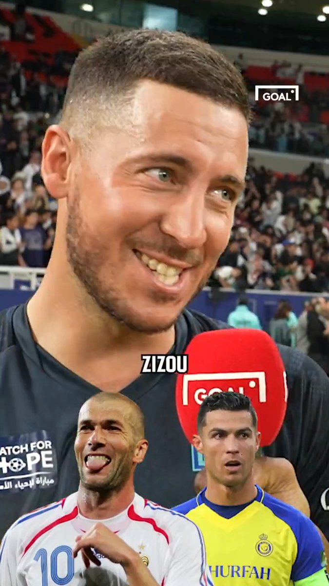 Eden Hazard knows his GOAT 👑