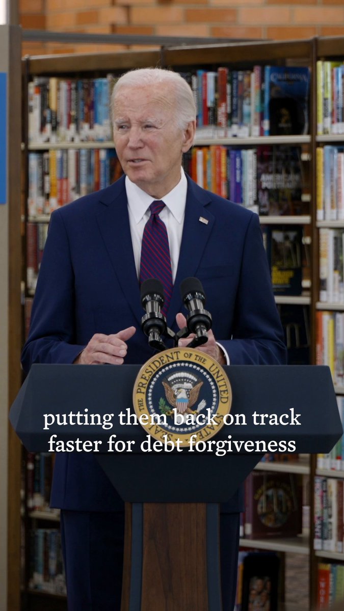 I’m never going to stop fighting for hardworking American families. That includes getting student debt relief to as many folks as possible, as quickly as possible.
