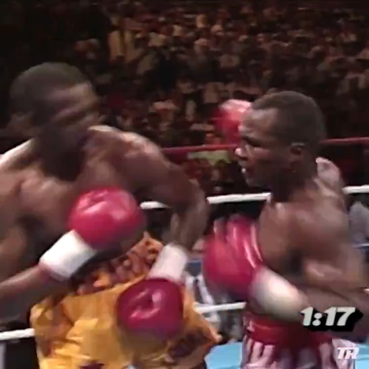 The rematch between Sugar Ray Leonard and Thomas Hearns was an INSTANT classic 🍿 #BlackHistoryMonth