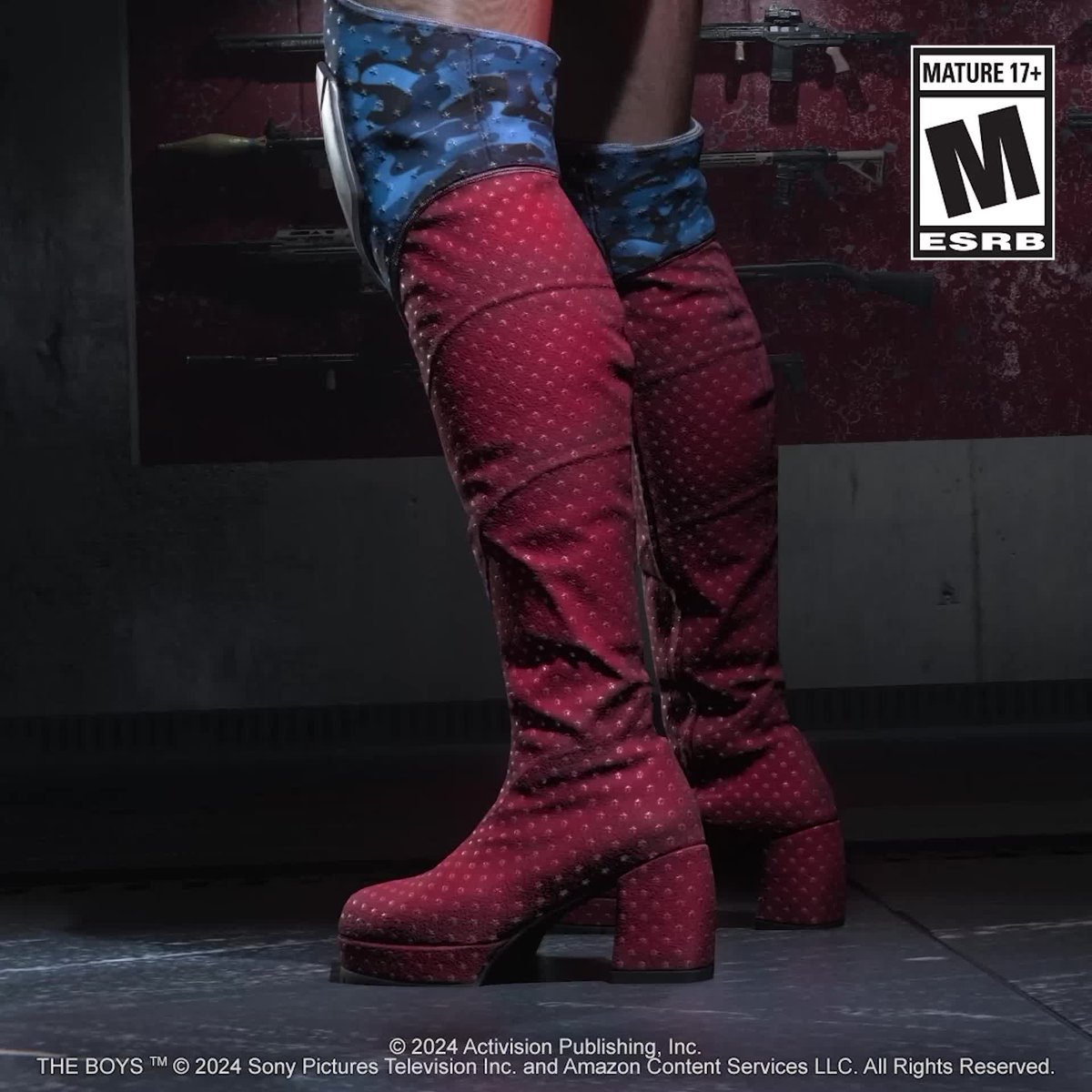 Firecracker may bleed red, white, and blue, but you’ll never see her bleed 🇺🇸 It's your last chance to catch her in Call of Duty store before she Star Spangled Banner’s your face off in THE BOYS Season 4 💥