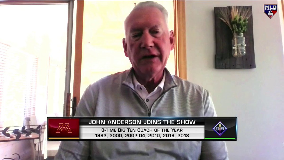 John Anderson is in his 43rd and final season as Head Coach of Minnesota Baseball! The Minnesota skipper reflected on his tenure and the reward of preparing college athletes for the rest of their life. #MLBNHotStove