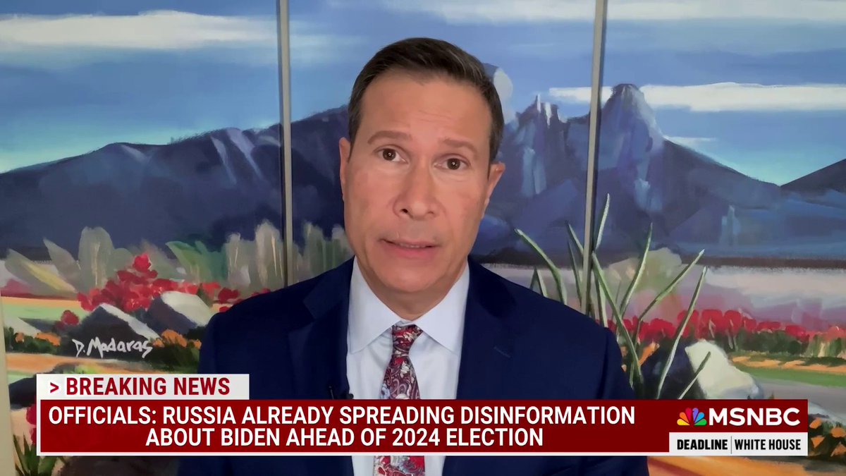 “To quote Yogi Berra, it is like deja vu all over again. Here we are again talking about as Trump says “Russia Russia Russia”, but it is for a reason, the party and Trump are absolutely linked to Russia and Putin, that’s what they stand for” @FrankFigliuzzi1 w/ Nicolle Wallace