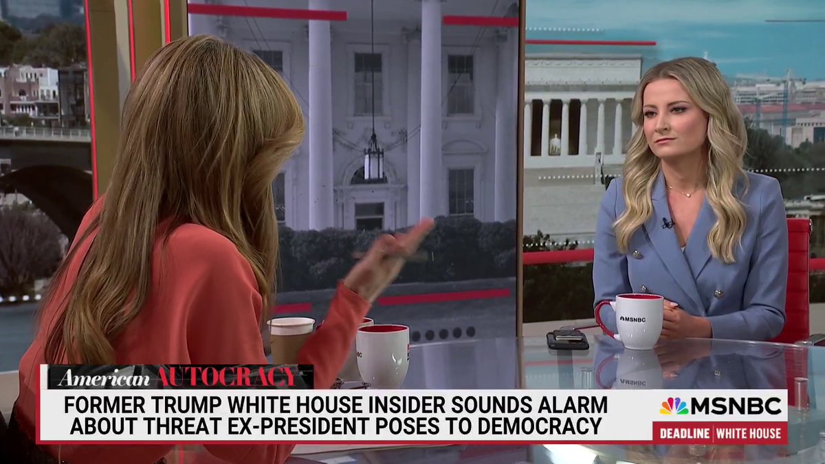 “I can disagree with the policies of Joe Biden but I can acknowledge that he is someone who will uphold our constitution. I cannot say the same for Donald Trump. So if those are my options... I have no choice but to support Joe Biden.” Sarah Matthews w/ Nicolle Wallace