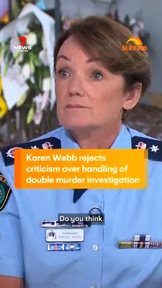 NSW Police Commissioner Karen Webb has rejected criticism of her handling of a double murder investigation in Sydney's eastern suburbs, declaring 'Haters like to hate', as the search continues for the bodies of Jesse Baird and Luke Davies. DETAILS: #7NEWS