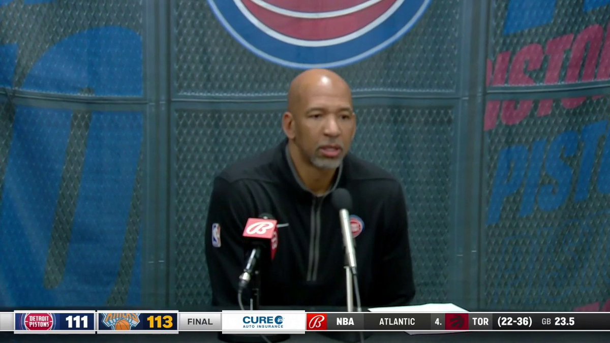 Monty Williams goes off on the officiating tonight.