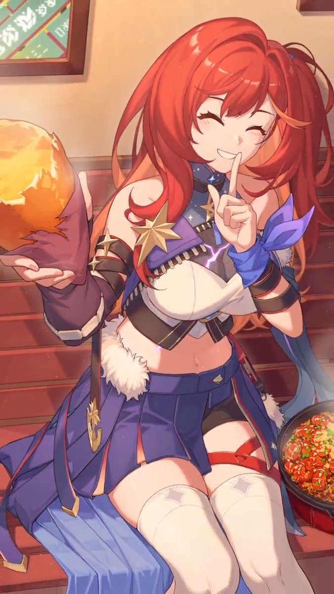 S-rank battlesuit Deepspace Anchor: First Light coming soon - Honkai Impact 3rd "Sh... everyone else is sound asleep. Are you hungry? How about an extra meal?" Voice Artist: Senadina: Minori Suzuki #HonkaiImpact3rd #DreamseekingVoyage #Senadina