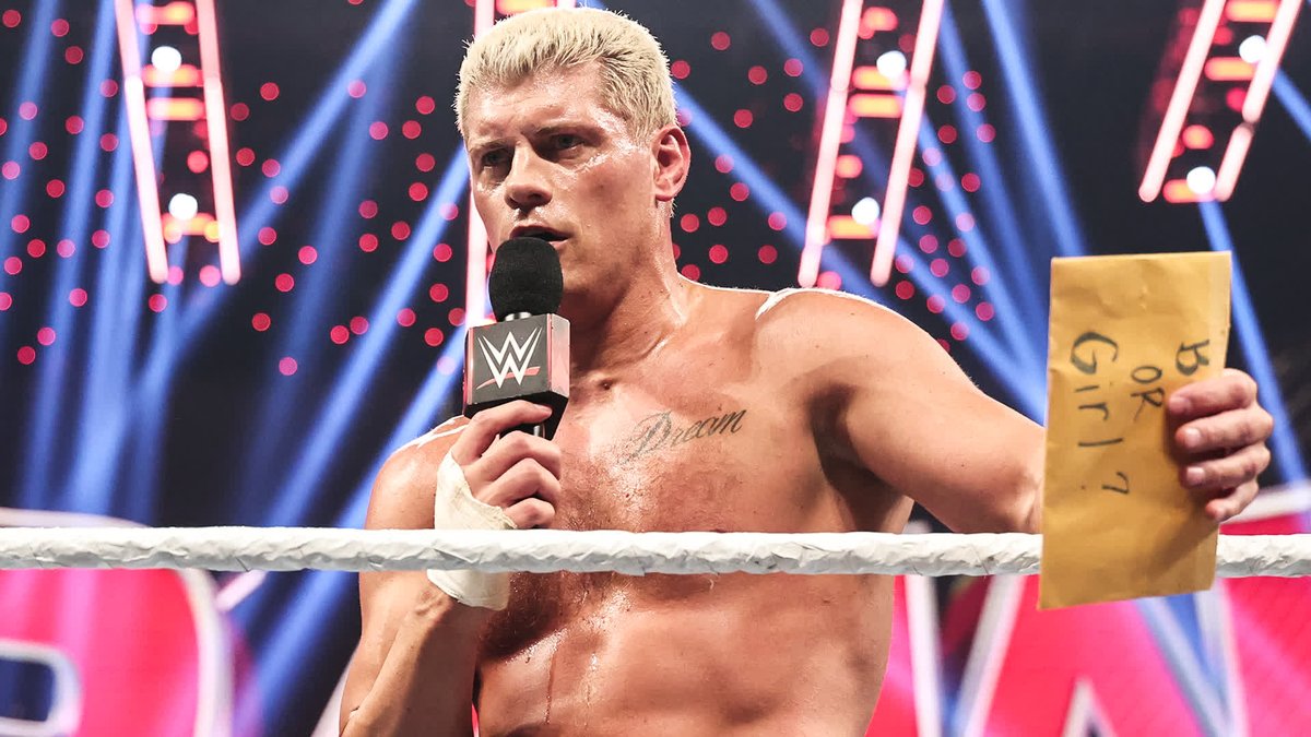 EXCLUSIVE: After #WWERaw went off the air, Cody Rhodes helped a couple with their gender reveal!