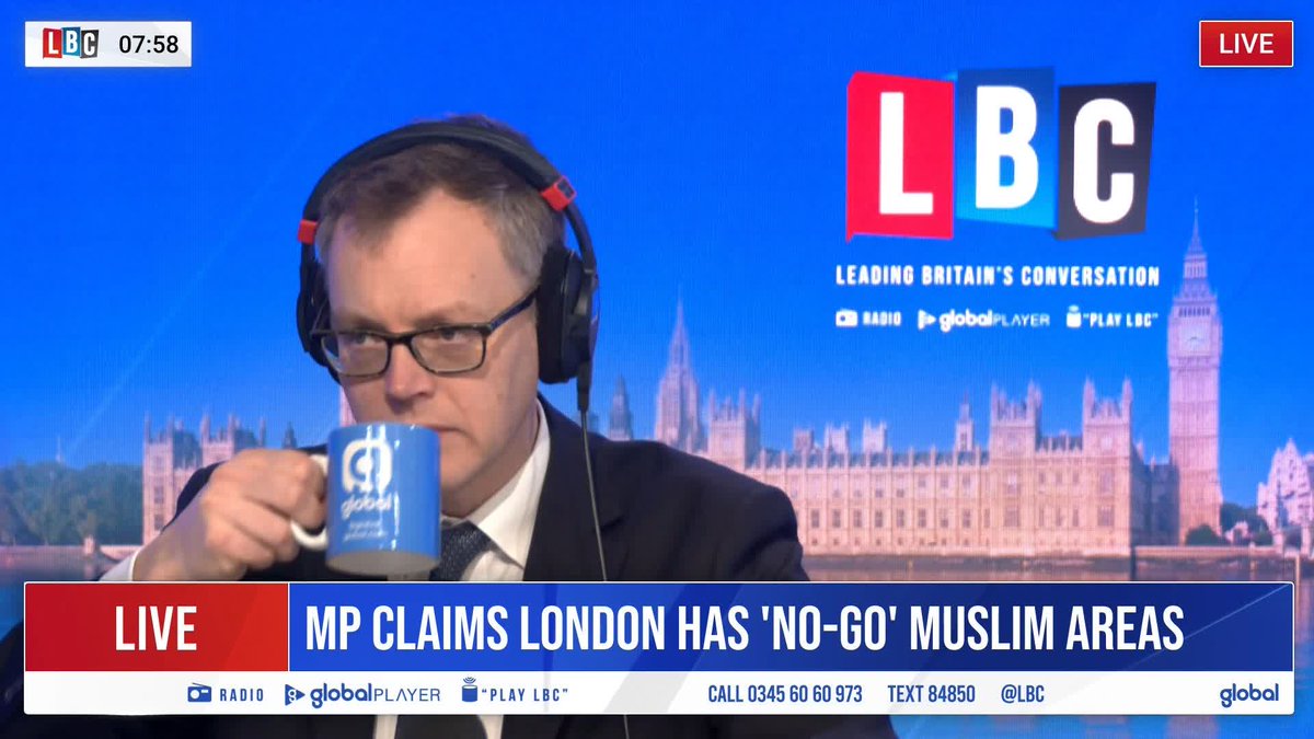 'For the third time was it Islamophobic?' 'Nick it was wrong.' 'I'll have to curtail the interview there, enough already.' @NickFerrariLBC cuts off the Illegal Immigration Minister after he refuses to confirm whether Lee Anderson's comments were Islamophobic.