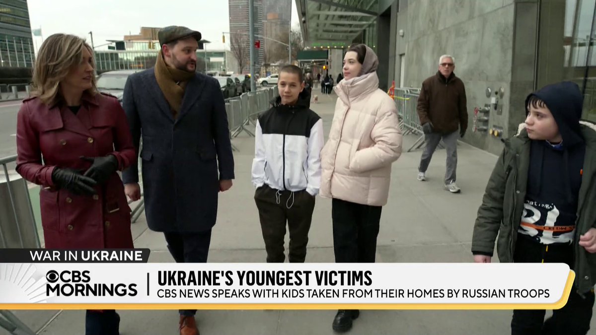 At least 30,000 children were taken from their homes in Ukraine and unlawfully deported to Russia, Ukrainian records show. Three Ukrainian children under the age of 15 told Margaret Brennan their stories and why they are traveling the world to plead for help.