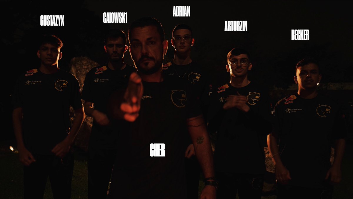 CUIDADO: Uma pantera negra foi avistada em Erangel. ⚠️ Deem as boas vindas pra nossa equipe de PUBG Mobile! 🇧🇷 🐾 Caiowsk1 🐾 FURIAgustazyx 🐾 iG AdriaN 🐾 @soulsarturzin 🐾 @becker_zin 🐾 cherrpubg #FURIAPUBGM