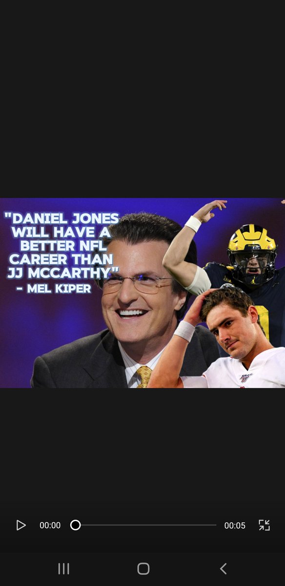 Mel Kiper: "I'm a Daniel Jones guy... Daniel Jones will have a better NFL career than JJ McCarthy." 👀 #GIANTS #GMEN #NYGIANTS