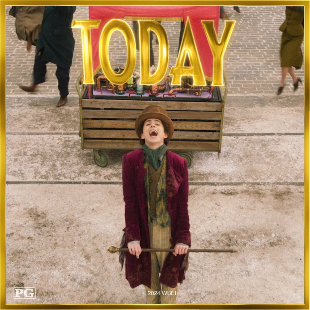 Unwrap the unbelievable 🍫 Own #WonkaMovie on 4K Ultra HD Today!