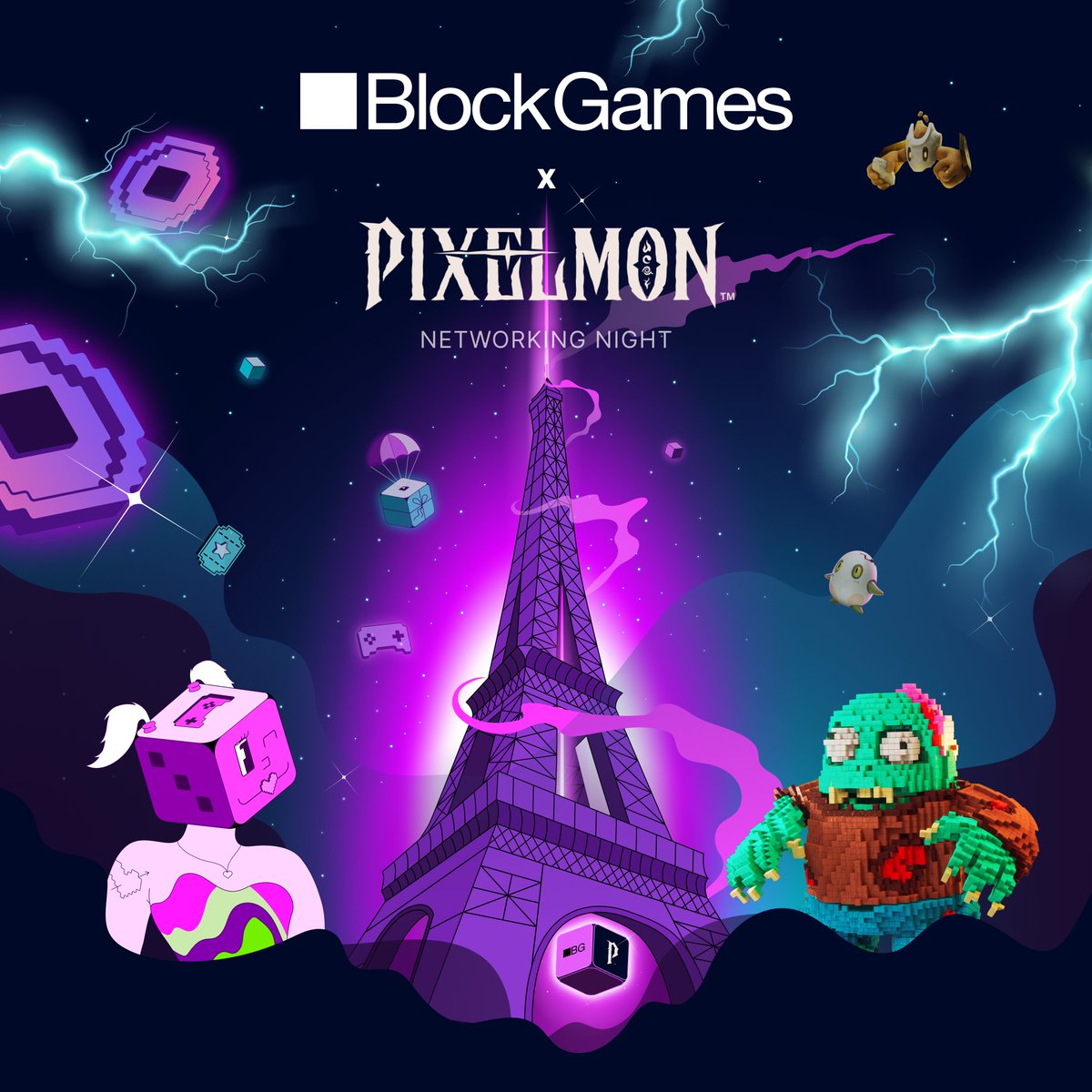 ๐ช What a weekend at NFT Paris. BlockGames <> Pixelmon networking night was a blast! The view, the people, the food! ๐ซ๐ท๐ฅ