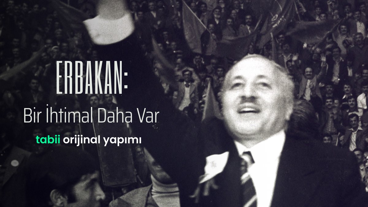 Necmettin Erbakan'ın Türk siyasi kariyerindeki dönüm noktalarını ve hayatını daha yakından keşfedeceğiniz yepyeni bir belgesel. tabii orijinal yapımı "Erbakan: Bir İhtimal Daha Var" 28 Şubat'ta #tabii'de yayında! 💚