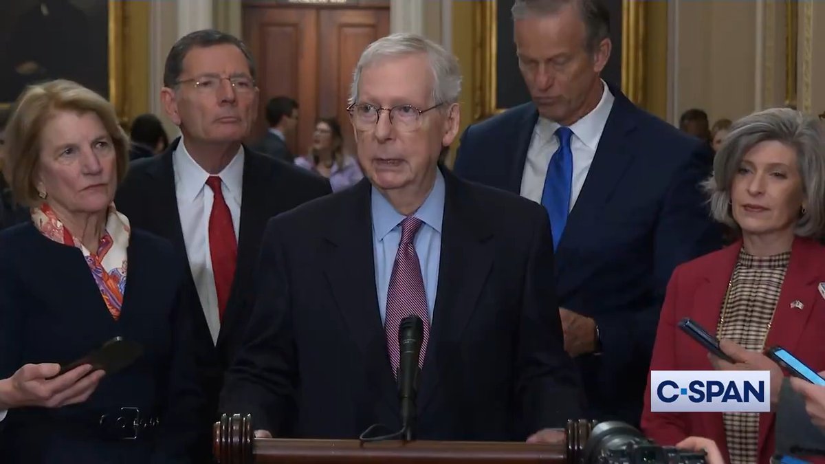 McConnell: “It's pretty safe to say we all agree we need to avoid a government shutdown. Under no circumstances does anybody want to shut the government down.”